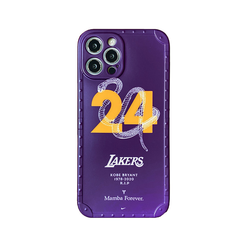 NBA Ốp Lưng Trong Suốt In Chữ Lakers Kobe 24 12 Pro Max 12 Mini Iphone Se 2020
