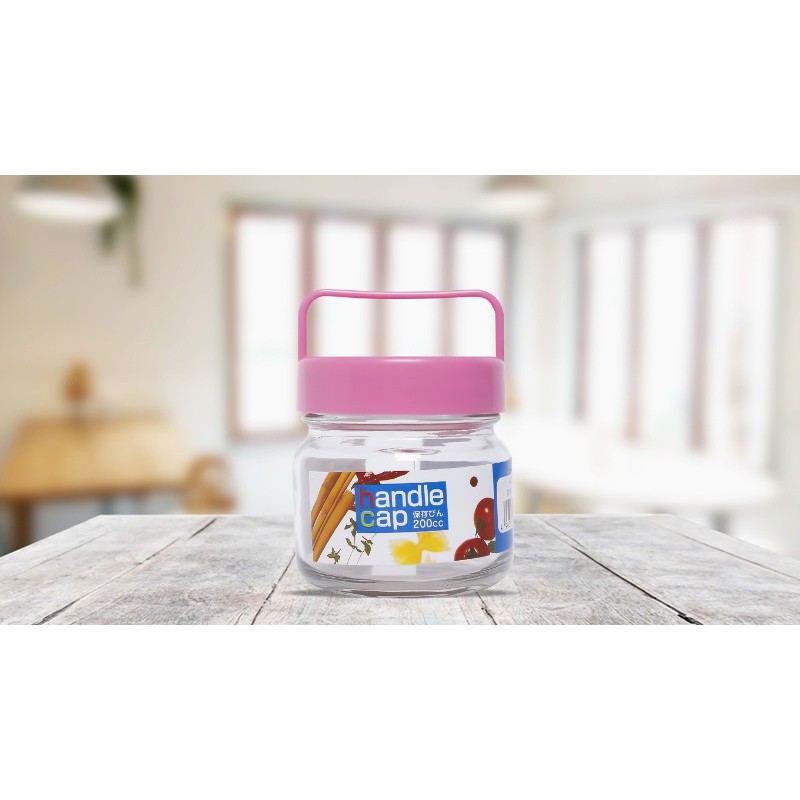 Lọ thủy tinh có quai xách 200ml