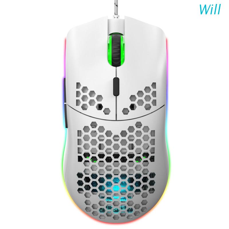 Chuột Chơi Game 6 Nút Bấm Có Dây Will J900 6400DPI Cho Máy Tính