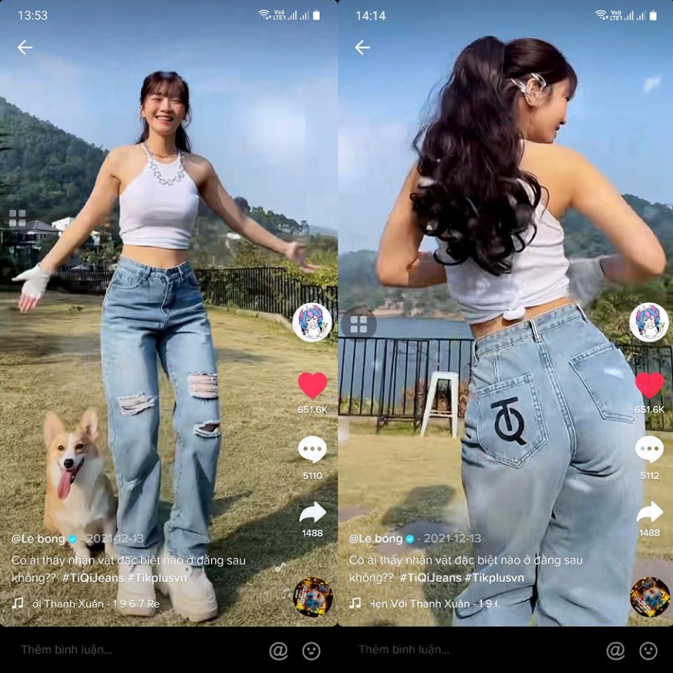 Quần jean ống rộng nữ cao cấp hack dáng TiQi Jeans B2-1941 -(HY^