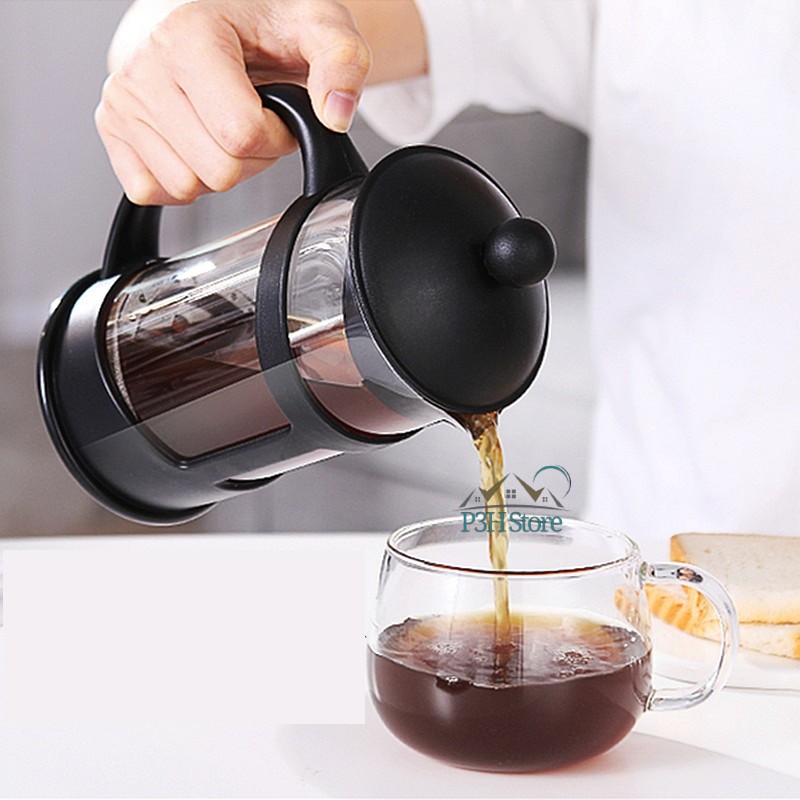 Bình pha cà phê Pháp Lock&Lock French Press bình pha trà dung tích 800ml LLG018 LLG019