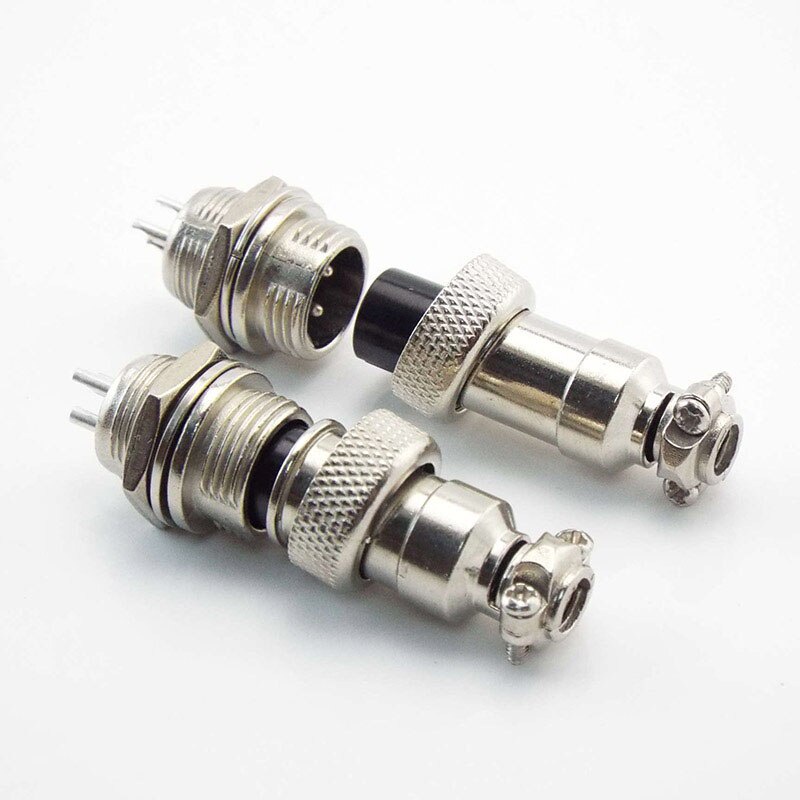 Ổ Cắm Chuyển Đổi Gx12 Đầu Đực 12mm Sang Đầu Cái 2 / 3 / 4 / 5 / 6 Pin Loại VNK2
