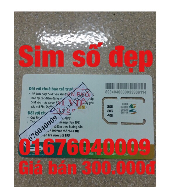 Sim số đẹp