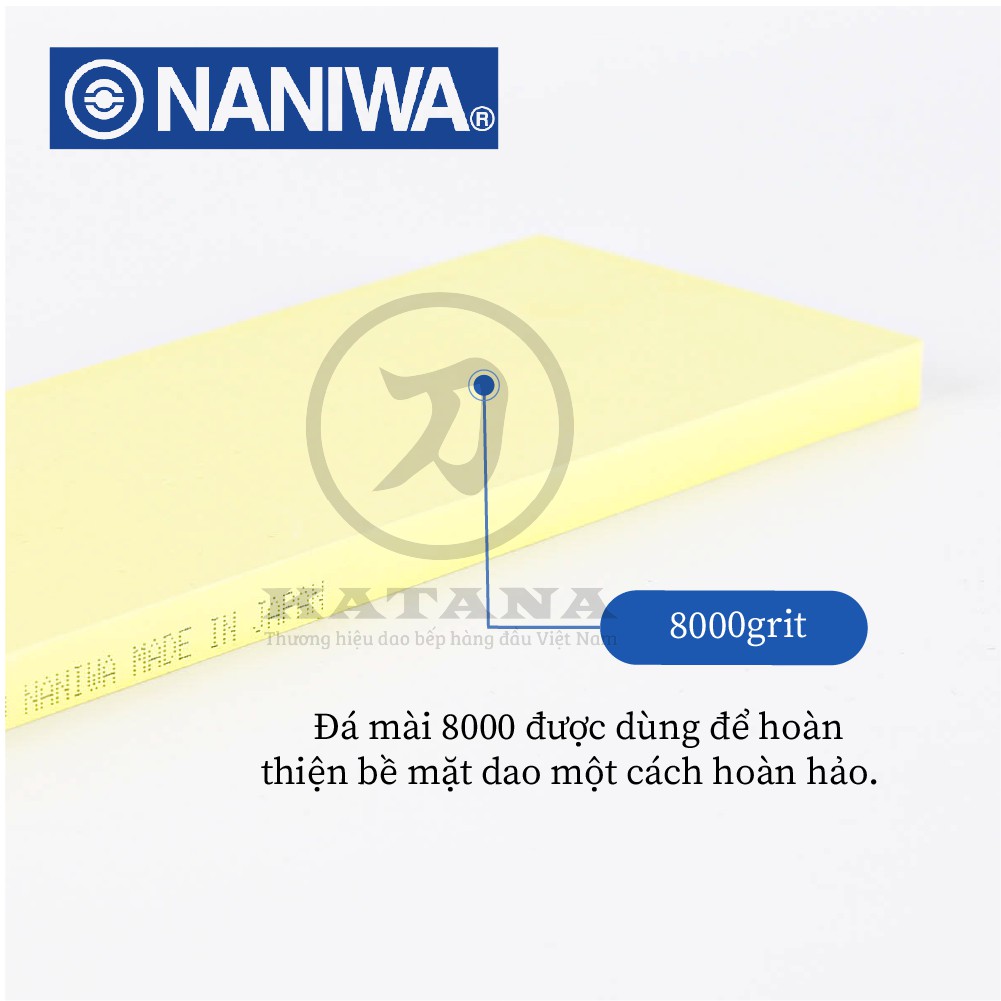 Đá mài tinh Naniwa Nhật Bản #8000 SUPER S1 480 (210x70x10)