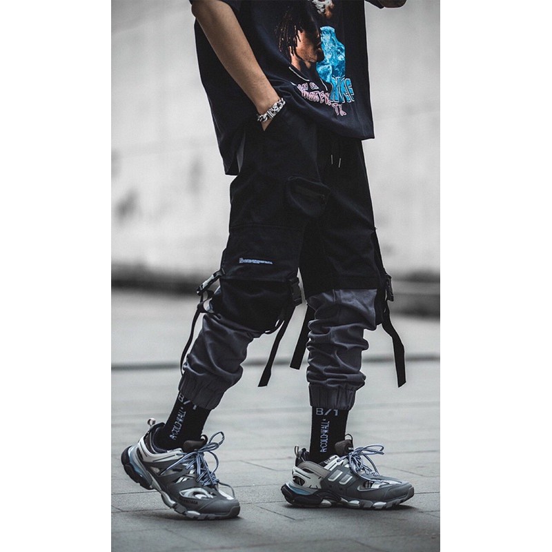 [ Kaki- cực chất ] Quần jogger kaki túi hộp phối màu siêu chất | BigBuy360 - bigbuy360.vn