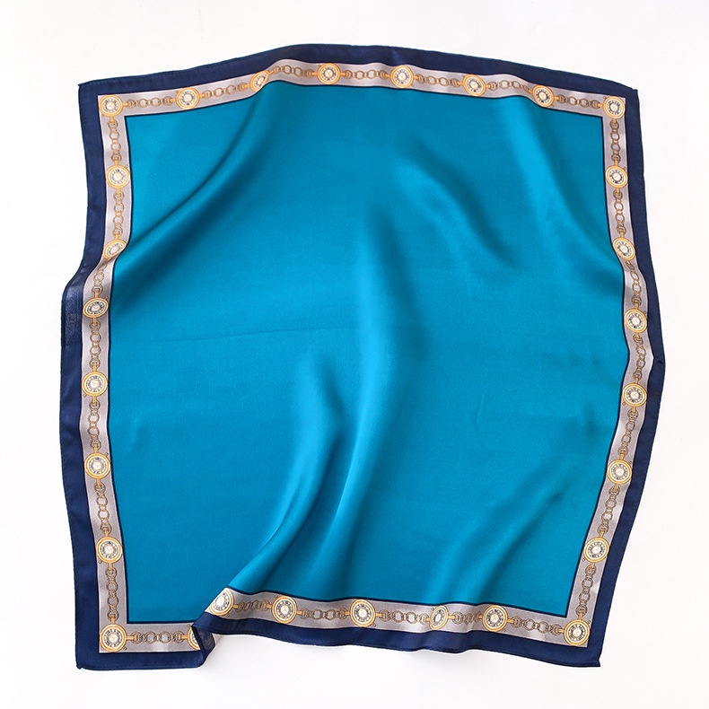 Khăn quàng cổ bằng lụa giả in họa tiết sang trọng 70CM (27.55inch) WJ1026-172