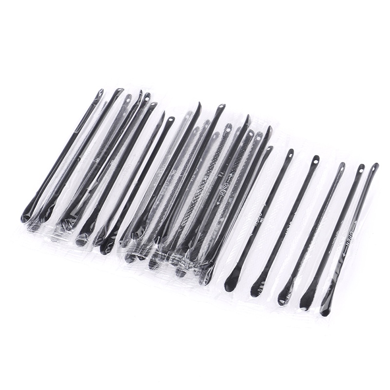 Túi 50 cái tăm bông hai đầu dùng 1 lần dùng để nặn mụn đầu đen/ ráy tai màu đen tiện dụng