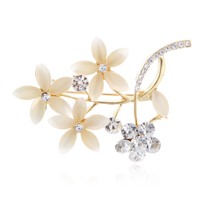 Ghim cài áo đính đá sang trọng thời trang Hàn Quốc cho nữ