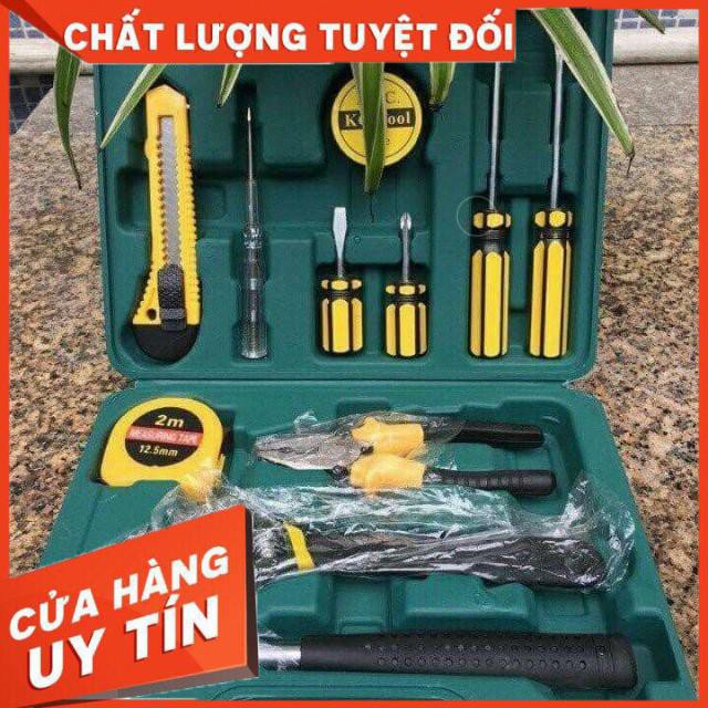 Bộ Dụng Cụ Sửa Chữa Điện, Nước, Xe Máy, Ô Tô,16 Chi Tiết,Chất Liệu Thép Cao Cấp, Nhỏ Gọn, Tiện Dụng-SS