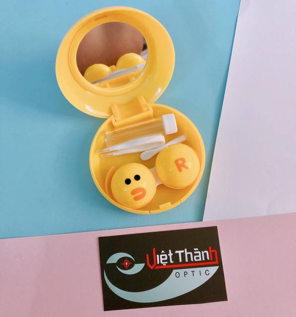 Khay đựng lens LỚN hình thỏ vịt gấu