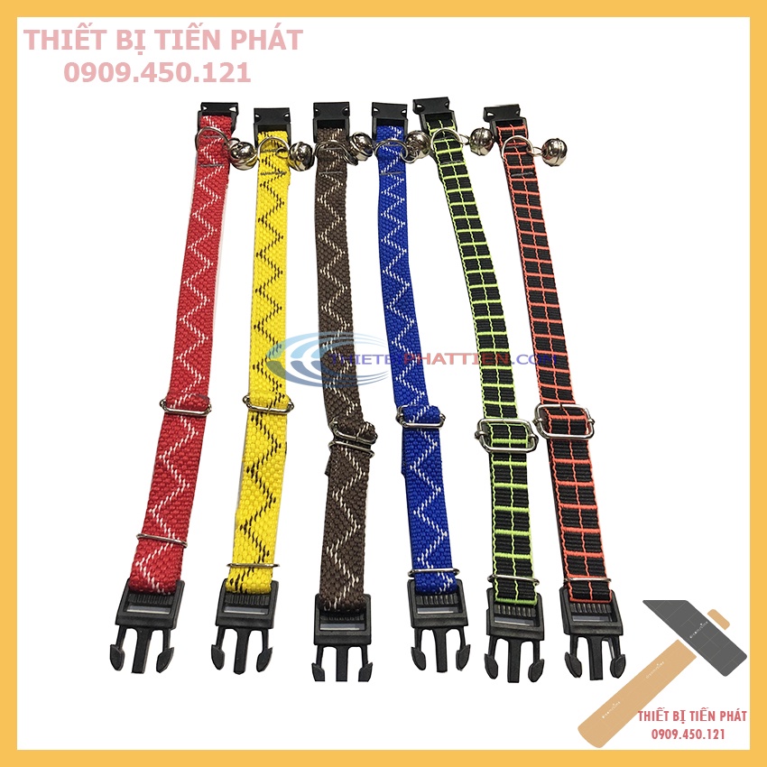 Vòng Cổ Cho Chó Mèo Tích Hợp Chuông Cho Chó Nhỏ Loại Dày