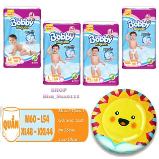 (TẶNG GỐI MẶT TRỜI)Tã quần bobby M60 L54 XL48 XXL44