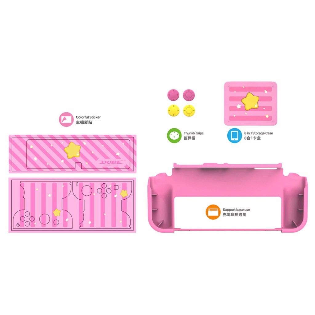 Combo Phụ Kiện Trang Trí Nintendo Switch OLED DOBE TNS-2120