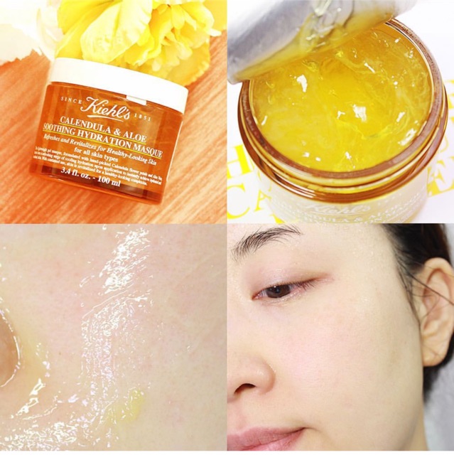 Mặt nạ hoa cúc lô hội Kiehl's Calendula & Aloe Soothing Hydration ...