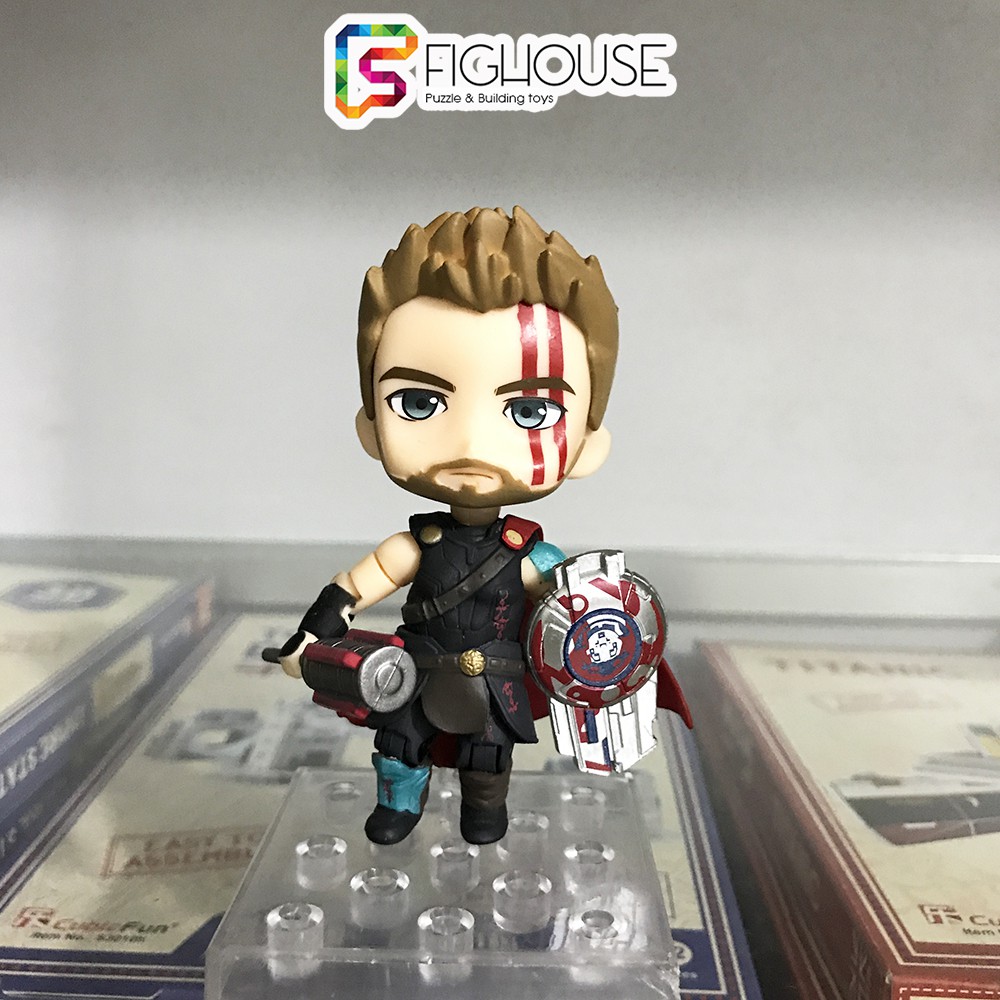 HÌNH THẬT - KHÔNG HỘP - Mô Hình Thần Thor - Đồ Chơi Mô Hình Nendoroid 863