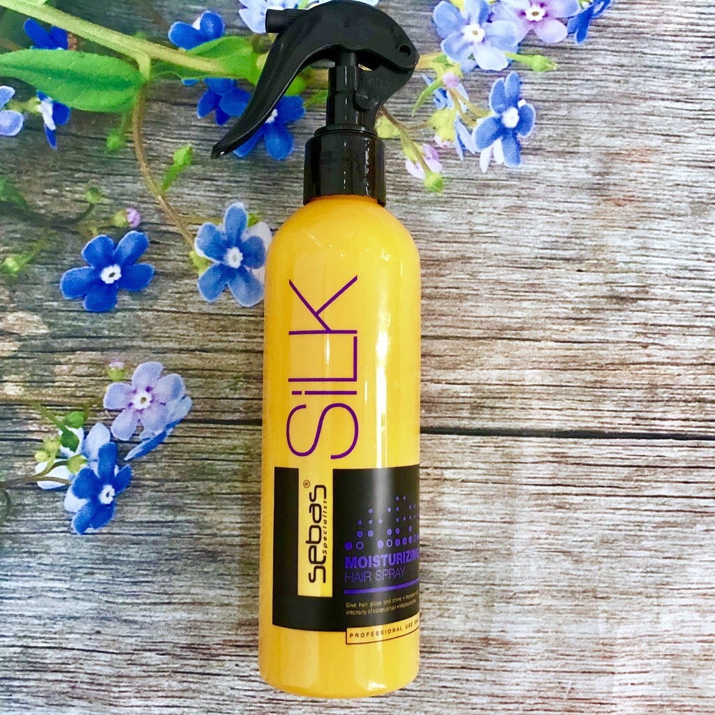 [Chính hãng] [Siêu rẻ] Xịt dưỡng tóc Sebas Silk Moisturizing hair spray dưỡng ẩm tơ tằm 280ml