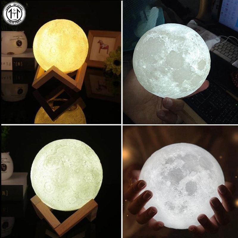 TIME Moon Lamp Night Light