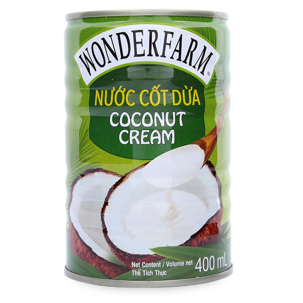 Nước cốt dừa Wonderfarm lon 400ml / Nước cốt dừa Rich Vico 330ml | BigBuy360 - bigbuy360.vn