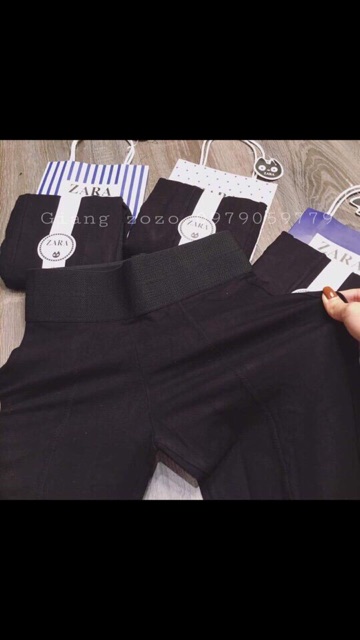 Quần legging Zara cạp nâng mông