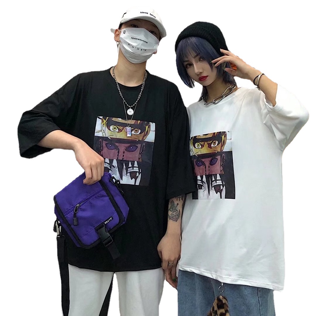 Áo Thun Tay Ngắn In Họa Tiết Hoạt Hình Thời Trang Mùa Hè Cho Nam Và Nữ Size M-8XL