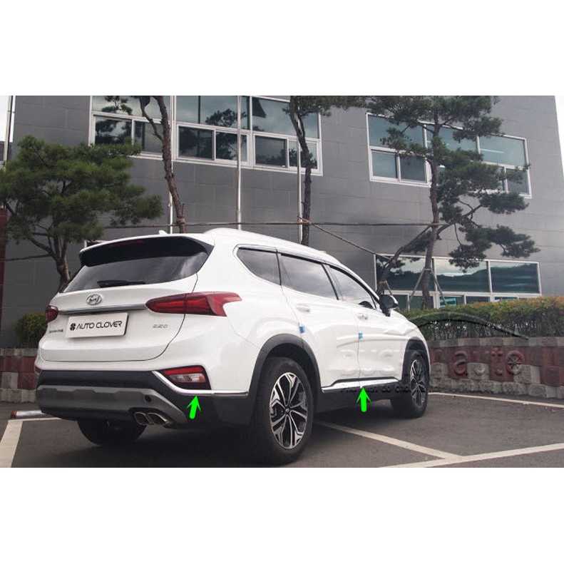 Nẹp hông xe và cản sau Hyundai Santafe 2019-2021