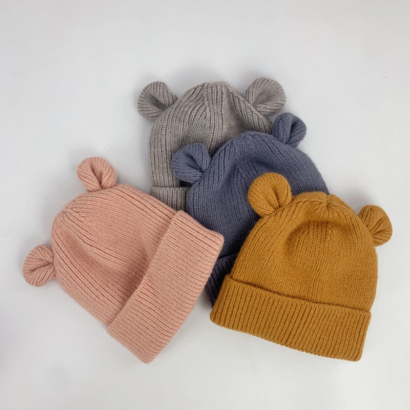Mũ beanie Trùm Đầu Màu Sắc Xinh Xắn Cho Bé