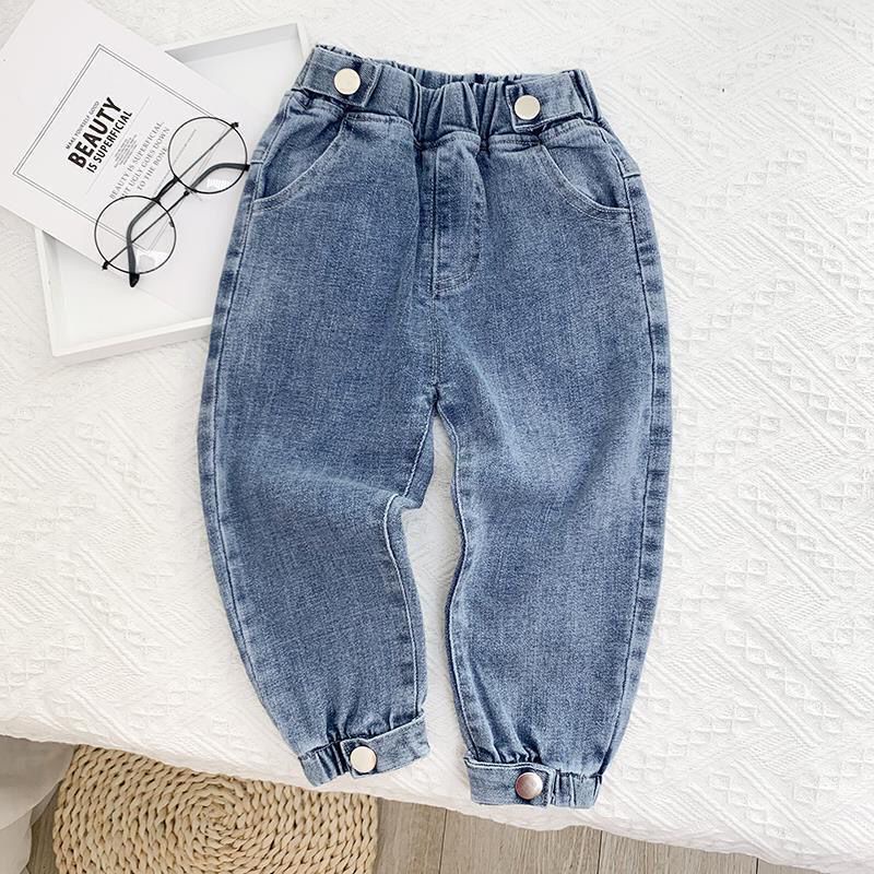 quần jean trẻ em Quần Jeans Dài Phong Cách Phương Tây Thời Trang Cho Bé