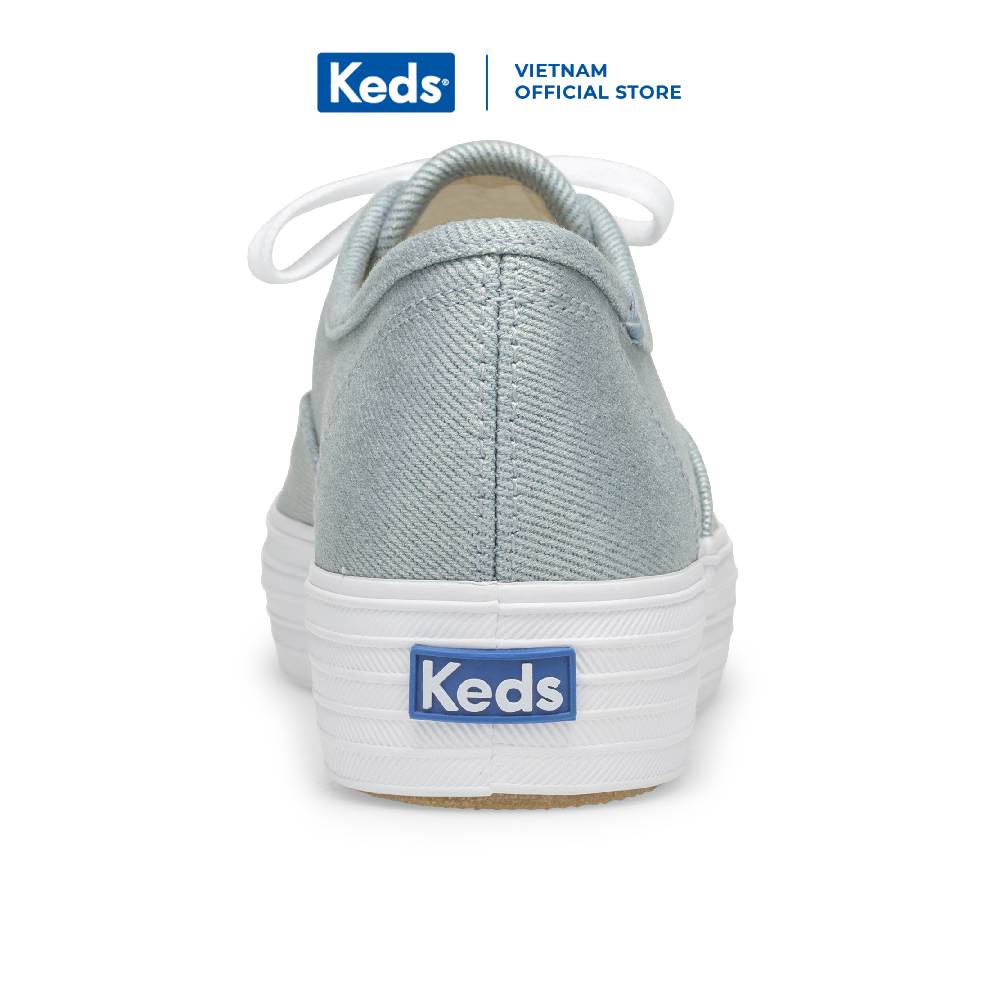 Giày Keds Nữ - Triple Iridescent Denim Lt Blue - KD059616