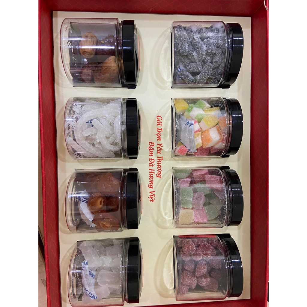 COMBO 8 loại mứt cao cấp dùng làm quà biếu 2022 kèm túi quà - Tết sum vầy | BigBuy360 - bigbuy360.vn