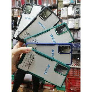 Ốp LưngTrong Suốt viền màu Chống Sốc bảo vệ camera Samsung A12, A02. A02S, A32 4G , A52 , A72, S21, S21P, S21U