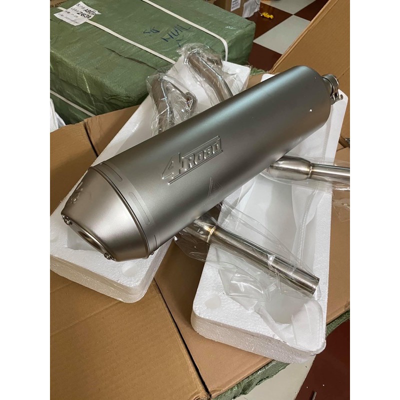 Pô 4road PHÁP  gắn vario150/ 2018-2021 âm thanh rất hay - pô 4 road vario 150 - đồ chơi xe vario