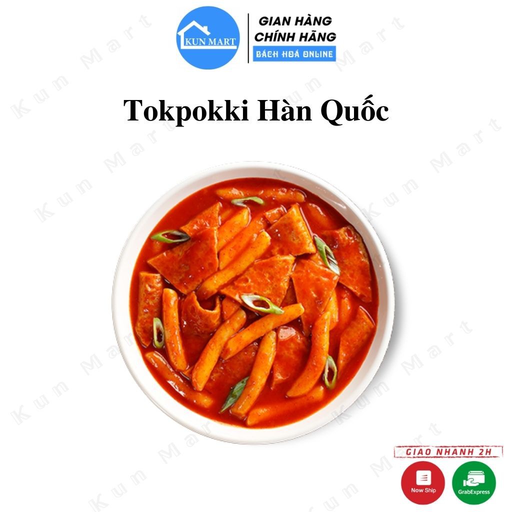 Tokpokki FREESHIP Tokpokki Hàn Quốc Thơm ngon Nhiều vị Hộp 105g.