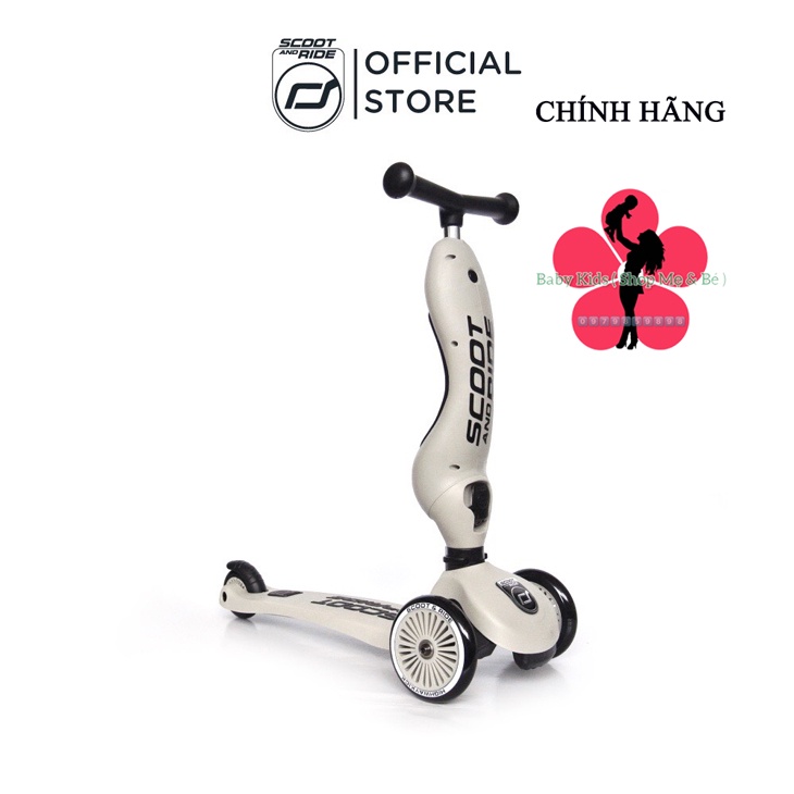 Bộ Xe chòi chân, scooter và mũ bảo hiểm cho bé - Scoot and Ride Highwaykick 1