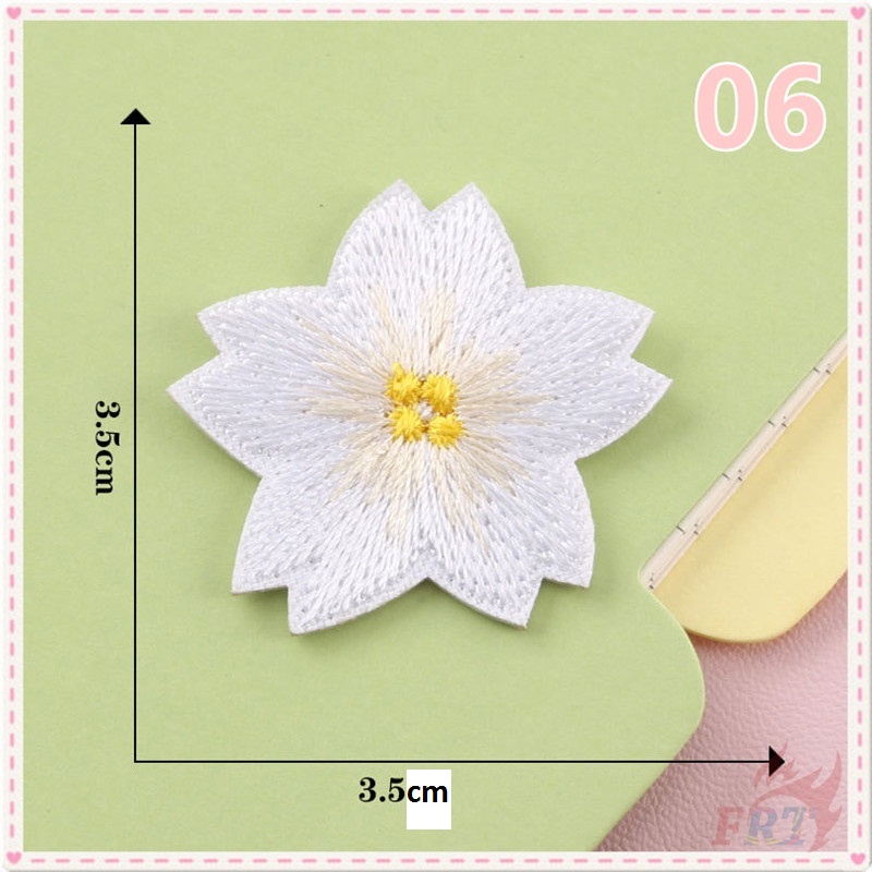 1 Miếng Vá Dán Ủi Quần Áo Thêu Hình Hoa Anh Đào