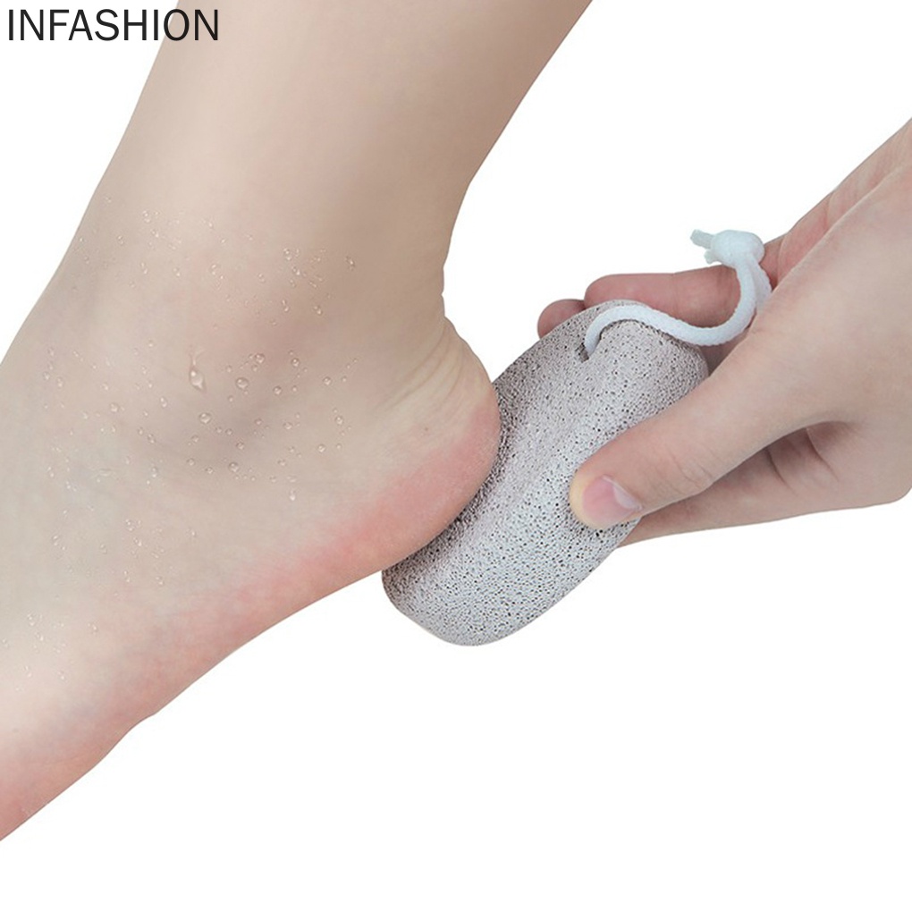 [Hàng mới về] Đá núi lửa chà gót chân giúp loại bỏ tế bào chết massage bàn chân