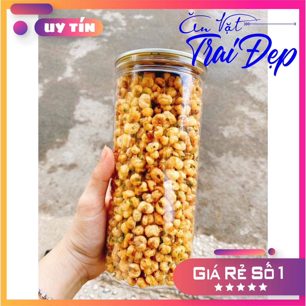 BẮP RANG MẮM HÀNH hủ Pet 350g - Trai Đẹp Snack