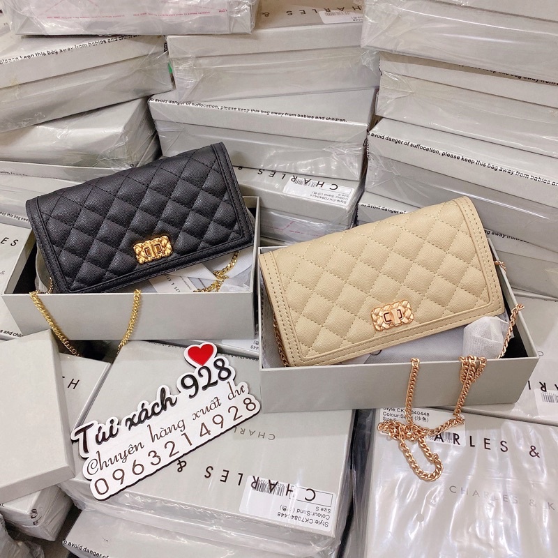 Clutch CK khoá xoay mẫu mới nhất fullbox