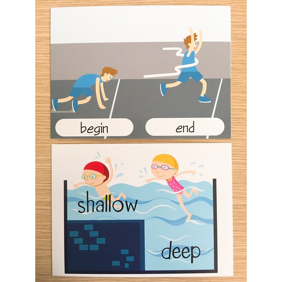 Flashcard - Bộ 100 thẻ từ vựng trái nghĩap