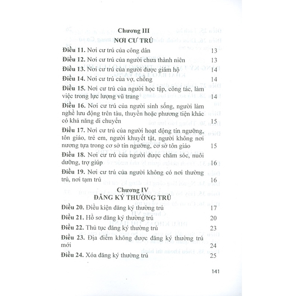 Sách - Luật Cư Trú Và Văn Bản Hướng Dẫn Thi Hành