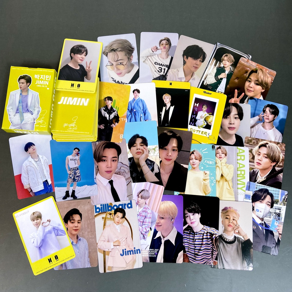 Bộ 54 Thẻ Hình Nhóm Nhạc BTS
