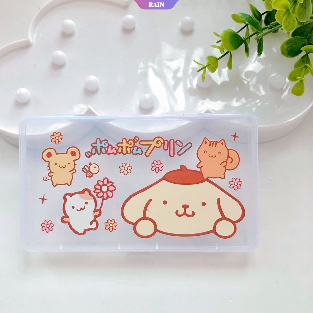 SANRIO 1 Hộp Đựng Khẩu Trang Họa Tiết Hoạt Hình Marvel Nhỏ Gọn Tiện Dụng