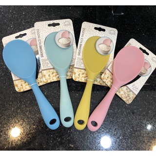 Muôi múc cơm và xới cơm lock&lock bằng nhựa bọc silicone chịu nhiệt ckt207