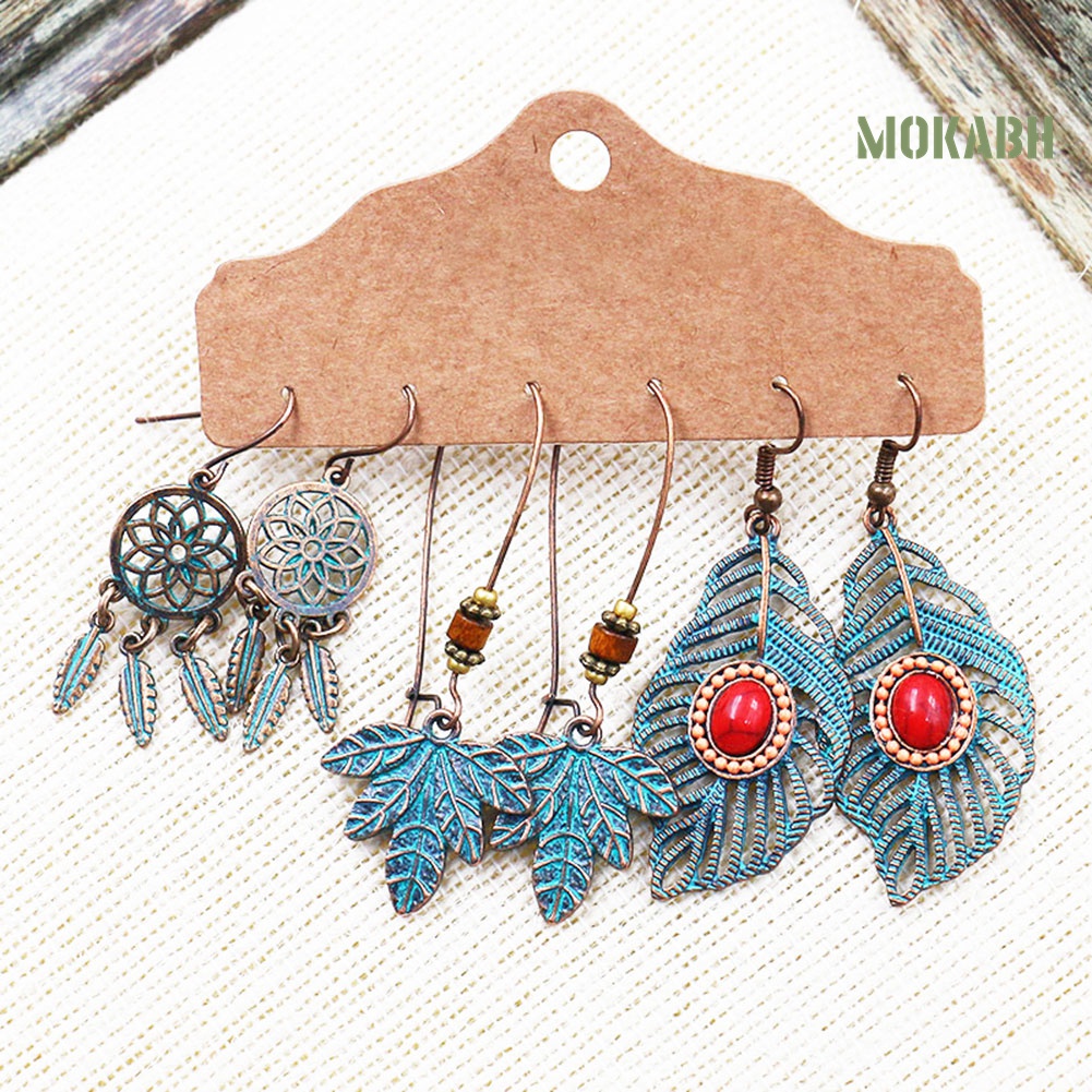 Set 3 Đôi Khuyên Tai Thời Trang Cho Nữ