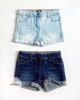 Quần short jean bé gái Kiabi