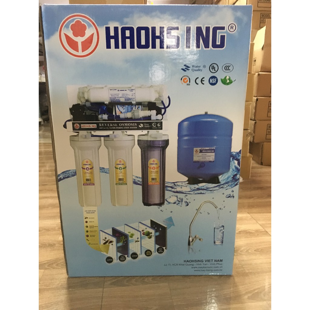 MÁY LỌC NƯỚC HAOHSING RO (5 CẤP LỌC) KHÔNG VỎ TỦ