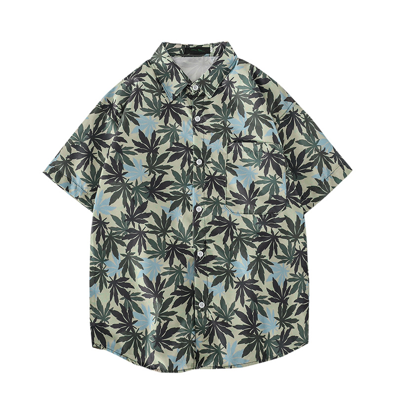 Áo Sơ Mi Tay Ngắn Dáng Rộng In Hoa 2 Màu Tùy Chọn Thời Trang Cho Nam Size M - 3xl | BigBuy360 - bigbuy360.vn