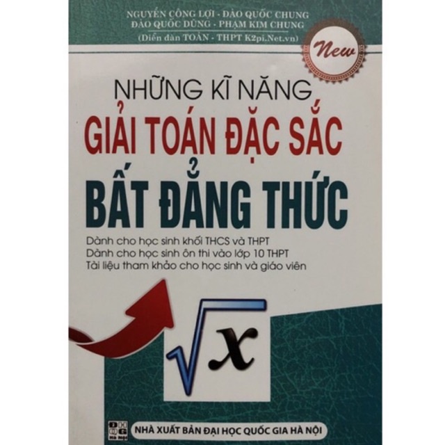 Sách - Những kỹ năng Giải toán đặc sắc Bất Đẳng Thức