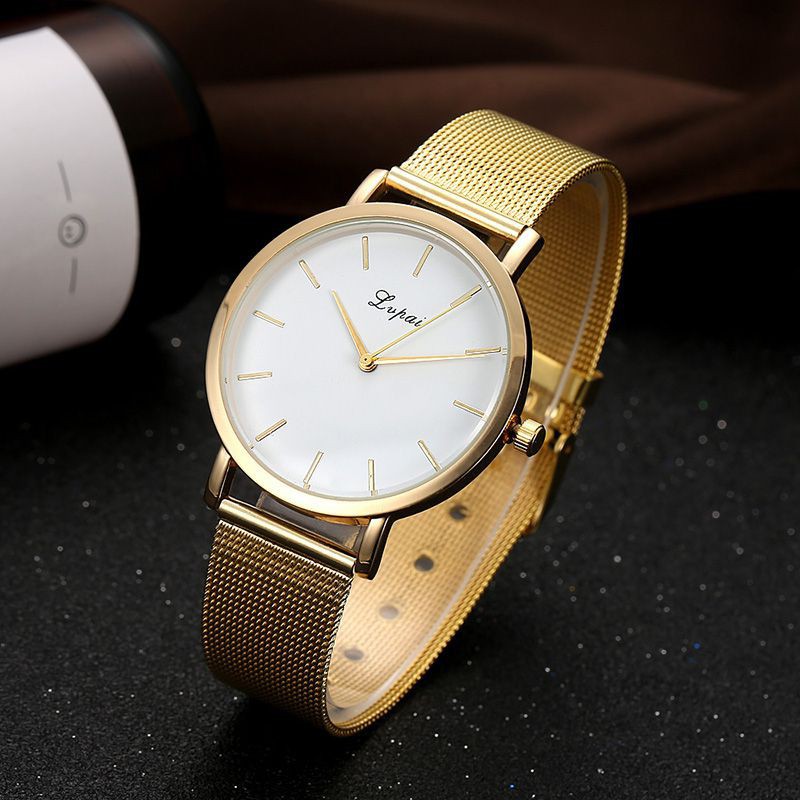 📣📣Women Business Fashion Quartz Stainless Steel Analog Watch Jamtangan