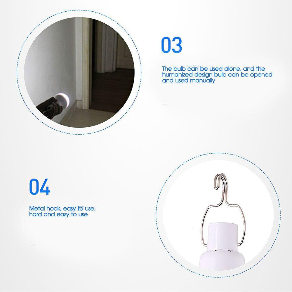 JANE Bóng Đèn Cắm Trại Sử Dụng Năng Lượng Mặt Trời 130LM