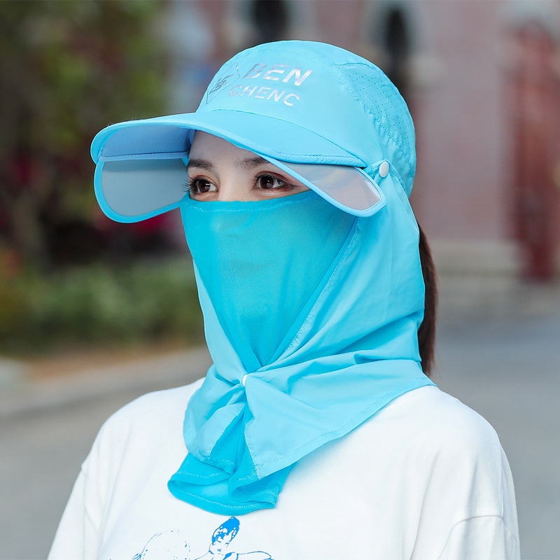 Nón Chống Nắng/ Tia Uv Bảo Vệ Cổ Cho Nam Và Nữ
